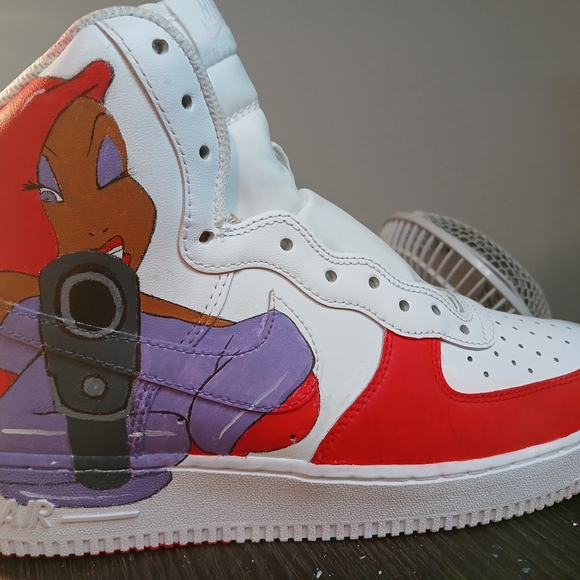 Nike costume made Who framed roger rabbit sneakers - Picture 5 of 6